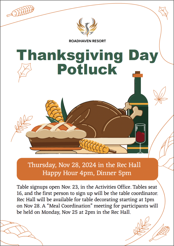 Thanksgiving Potluck Flyer